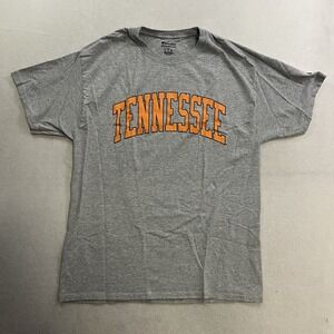 Tennessee Volunteers Champion T-Shirt Men's Size Large Gray Short Sleeve NCAA